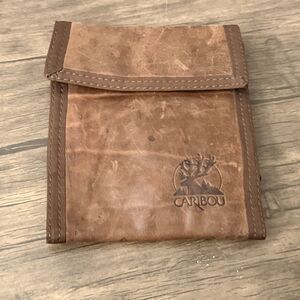 Caribou Women’s Leather Cross Body Bag | 5.5wide X 7tall | 41in Strap